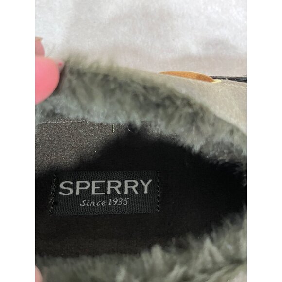 Sperry Womens Moccasin-Style Camo Boat Shoes With Faux Fur‎ Lining Size 7.5 - Picture 6 of 11